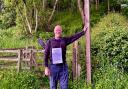 Minister Steve Clipston done a sponsored walk of the River Ayr Way.