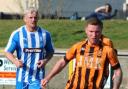 Auchinleck Talbot's new signing Michael Wardrope (right). Picture Credit: Paul Flynn