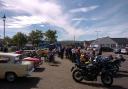 Crowds turned out for the vintage show.