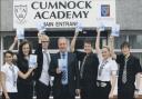 Cumnock Academy celebrates after a top class report in 2008
