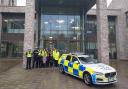 Road policing officers attended the Campus.