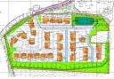 The revised layout of Campbell Homes' proposed development off Catrine Road in Sorn