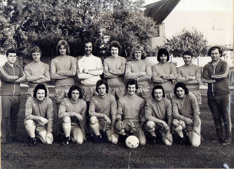 Old Mauchline football team from the past