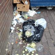 Waste bin mess accumulating behind Cumnock shops a ‘complete eyesore’