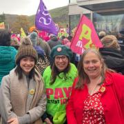 Last week South Scotland MSP Carol Mochan joined the large EIS rally