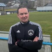 Cumnock boss Brian McGinty says he knows his players face a battle against another of the top flight's relegation strugglers, Kilwinning Rangers, this Friday night (Image: Cumnock Juniors FC on YouTube)