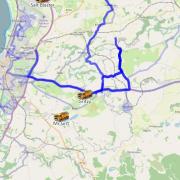 Some of the gritters out and about in Ayrshire