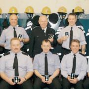 Cumnock firefighters received medals for the Queen's Jubilee