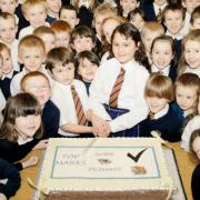 Sorn Primary School celebrated a fantastic inspection result in February 2004