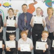 Auchinleck Academy pupils created some amazing artwork for a local primary school in 2009