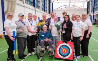 Care home residents go for gold at senior games