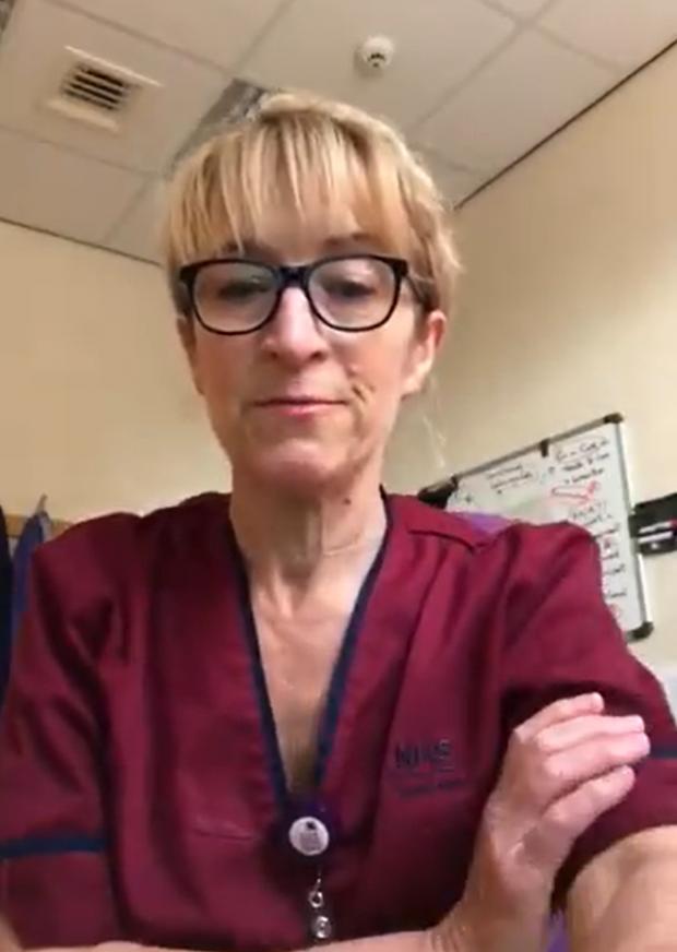 Cumnock Chronicle: Hazel Borland, nurse director for NHS Ayrshire and Arran