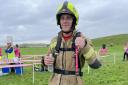Firefighter Robbie runs 10k in full fire gear in memory of gran