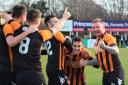 Talbot players celebrate. Picture Credit: Paul Flynn