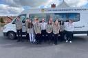 The Afton Eagles Explorer Scouts at the Aberdeen camp