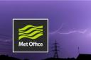 Thunderstorms can be expected say the Met Office.
