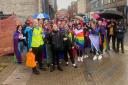 Ayr's young people braved the weather