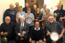 A selection of the Sanquhar Bowling Club prize winners