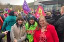 Last week South Scotland MSP Carol Mochan joined the large EIS rally