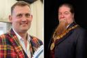 Doddie Weir, left, battled MND bravely and Provost Jim Todd, right, has vowed to continue supporting the charity.