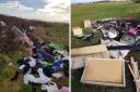 Fly-tipping has previously been dumped at Stevenston beach park
