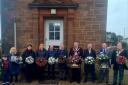 The wreaths were laid in preparation for Burns night (Image: Elena Whitham MSP)