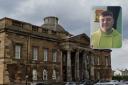 Liam Loy was sentenced at Ayr Sheriff Court after admitting threatening to burn down a couple's house with their child inside