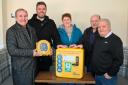 New Cumnock Bowling Club recently received life-saving equipment donated by Atelier Ten