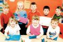 Auchinleck Nursery youngsters smile for the camera in 2003