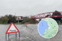 The SEPA flood warning is for across Ayrshire & Arran