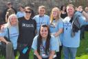 The team from the recovery support group at The Zone in Dalmellington pictured at East Ayrshire's International Overdose Awareness Day awareness walk