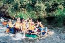 The River Doon raft race in 2003