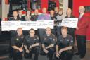 Cumnock firefighters raised £12,700 for good causes