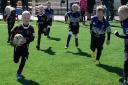 Cumnock Rugby P1 and 2 in action