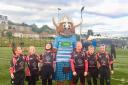 Cumnock Rugby P5s visit Glasgow Warriors