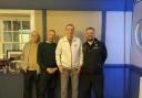 The board members of the new Ayrshire Table Tennis League.