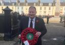 MP Allan Dorans at a Remembrance Day ceremony last year
