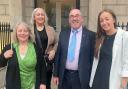 New Cumnock Development Trust representatives at Dover House in Whitehall