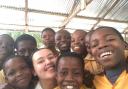 Mia is loving every second of her time in Ghana