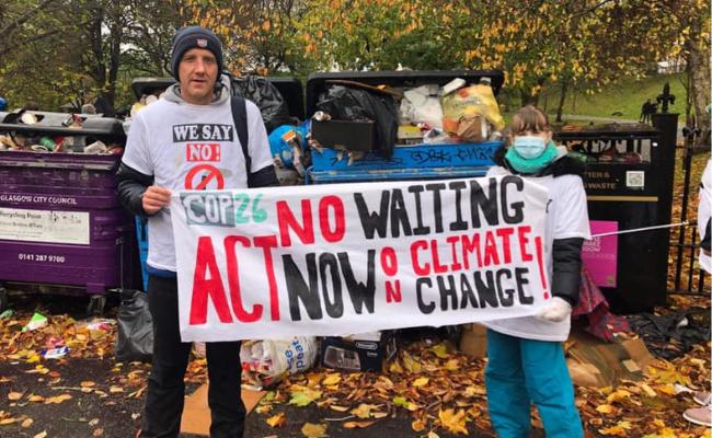 Young climate protestor makes anti-incinerator campaign visible at mass march