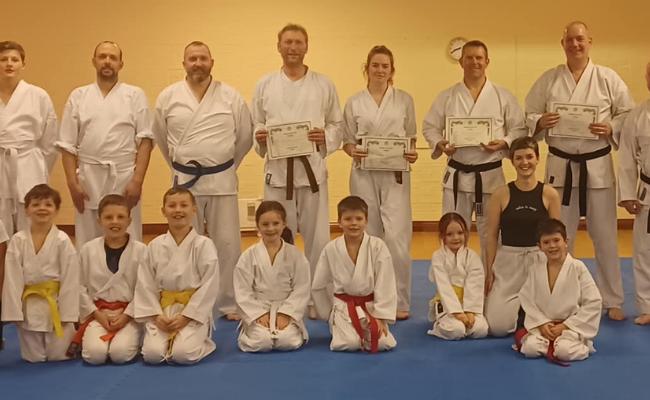 Sanquhar Karate Club: New belts awarded and special thanks given to dedicated helpers