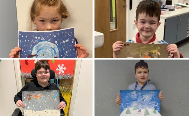 Barony’s budding artists catch the eye with specially designed Christmas cards