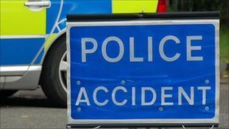 A 19-year-old woman was taken to Crosshouse Hospital after the crash