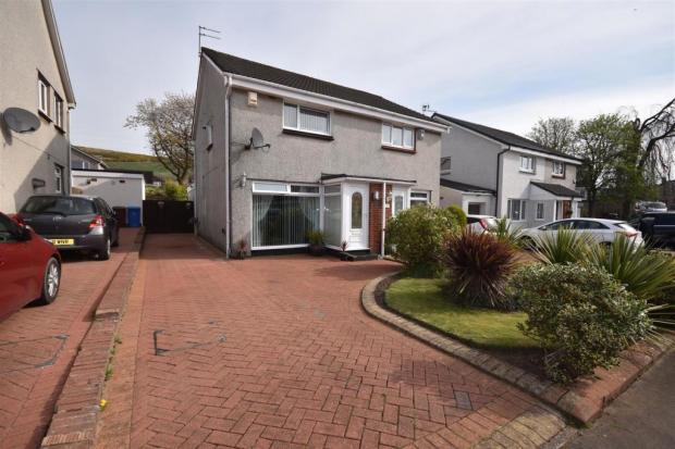 This two-bedroom home on Russell Road in Duntocher is currently available on the Clydebank property market for offers over £184,995.