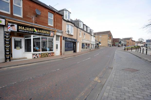 Cumnock Chronicle: Access to the pictured Townhead Street has been made even trickier. (Image- Charlie Gilmour)