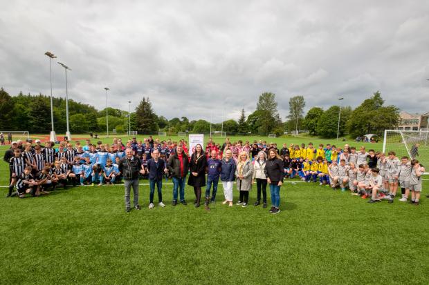 Teams from East Ayrshire and Liverpool competed in the tournament at the Barony Campus
