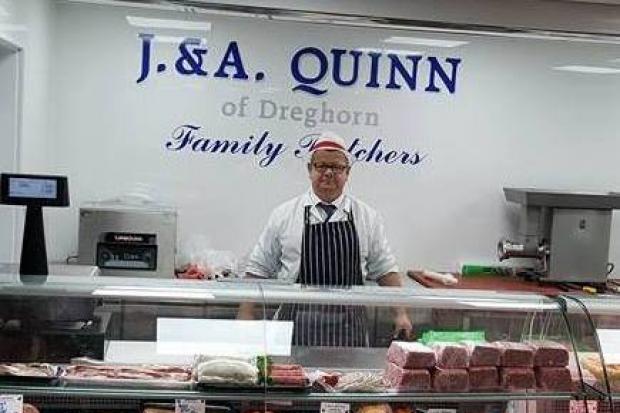 The butcher is situation on Dreghorn’s Main Street