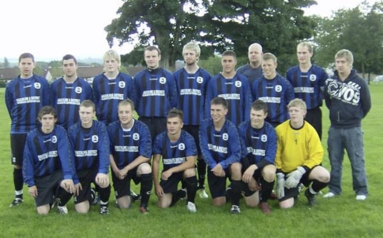 Old Mauchline teams of the past will be remembered at Julys celebration (Image - @AFCMauchline on Twitter)