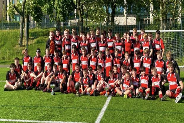 Cumnock rugby stars have been crowned Ayrshire Schools Summer league champions after a tough competition