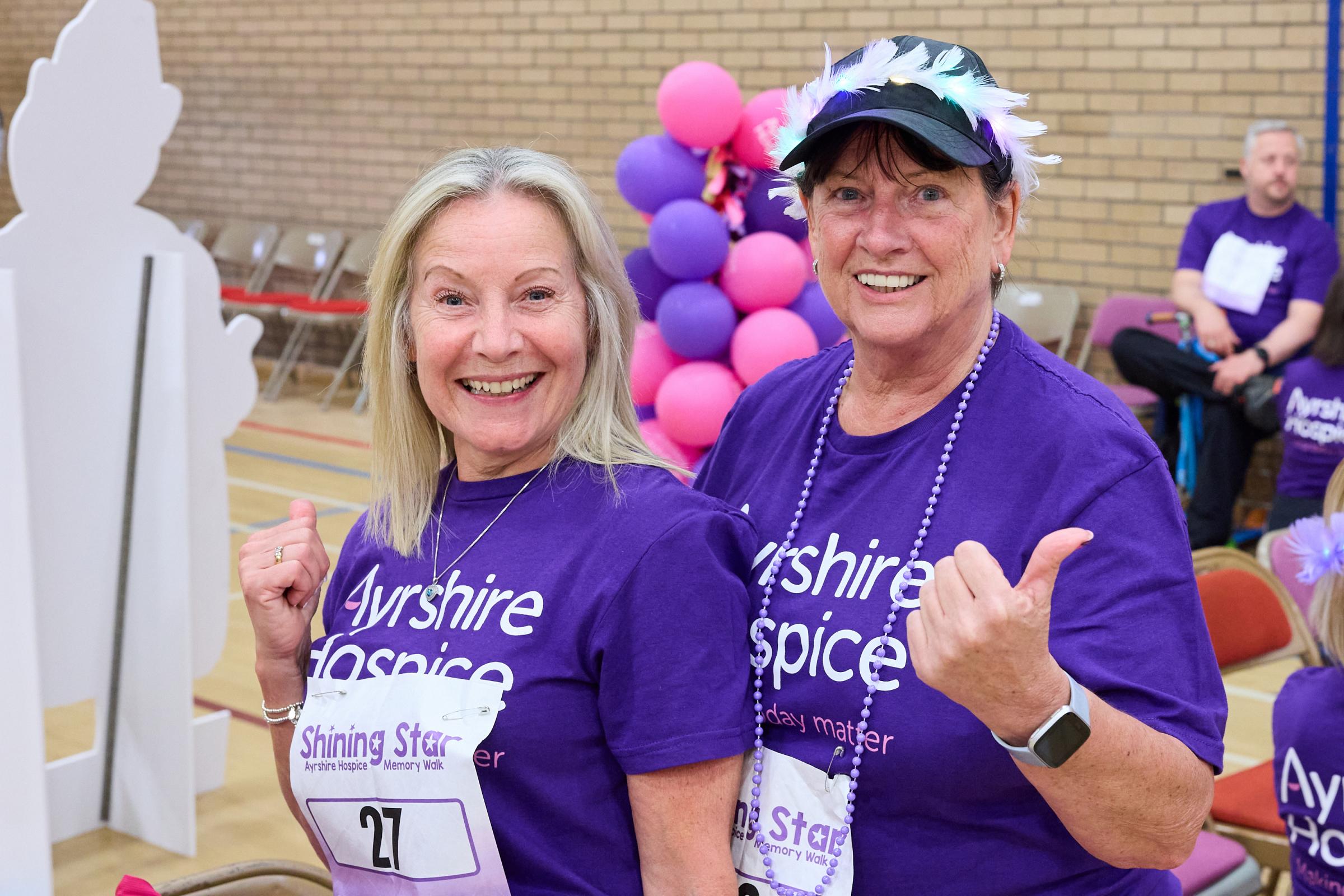 More than 300 people took part in Ayrshire Hospices Shining Star Memory Walk (Photo: AMD Studios/Ayrshire Hospice)